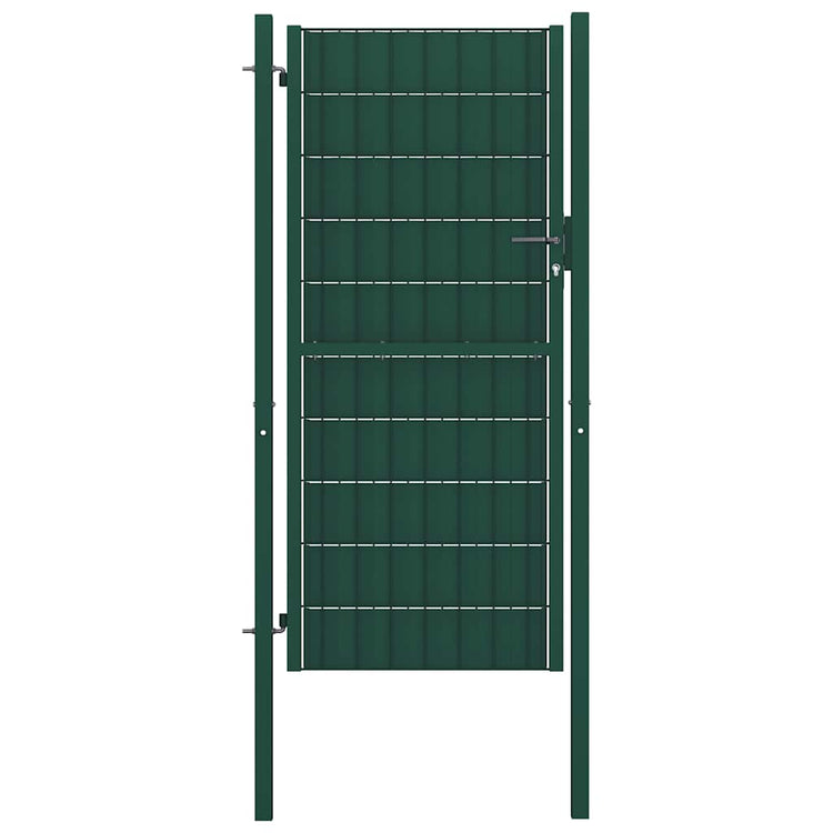 Vidaxl Port 100x164 cm PVC et Green en acier