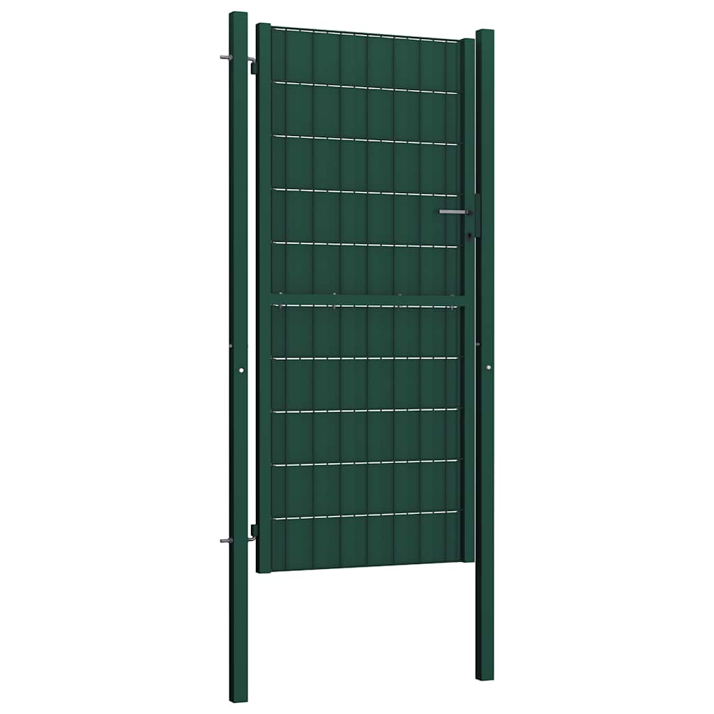 Vidaxl Port 100x164 cm PVC et Green en acier