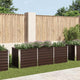 INSERT PLANTER VIDAXL 240X80X77 CM BRORN ACIER GALVANISÉ