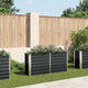 Vidaxl Planter surélevé 160x40x77 cm anthracite en acier galvanisé