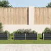 Vidaxl Planter surélevé 160x40x45 cm anthracite en acier galvanisé