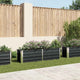 Vidaxl Planter surélevé 160x40x45 cm anthracite en acier galvanisé