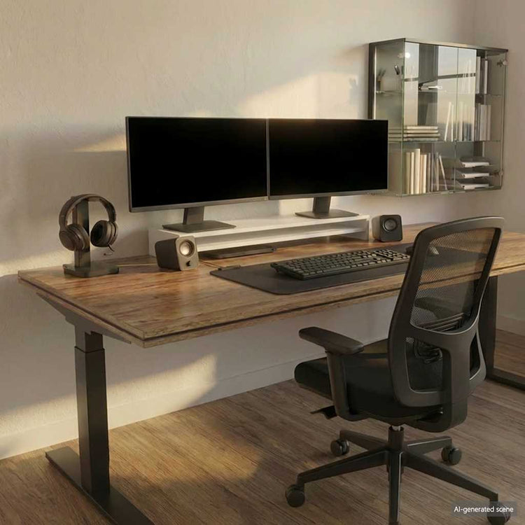 Vidaxl Monitor standard 100x24x13 cm Bois de bois transformé