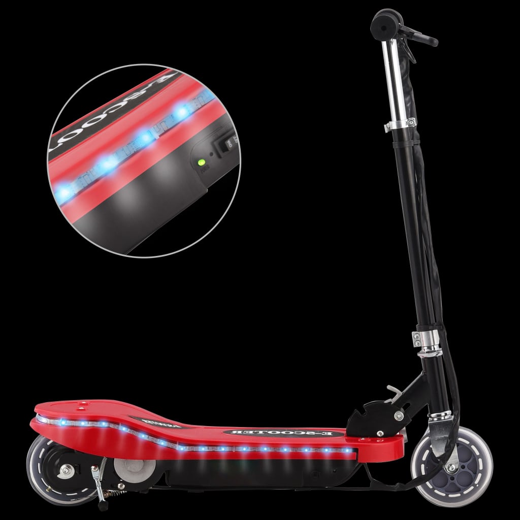 Vidaxl Step électrique avec LED 120 W rouge