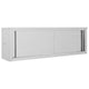Vidaxl Kitchen Wall Armotboard avec portes coulissantes 150x40x50 cm en acier inoxydable
