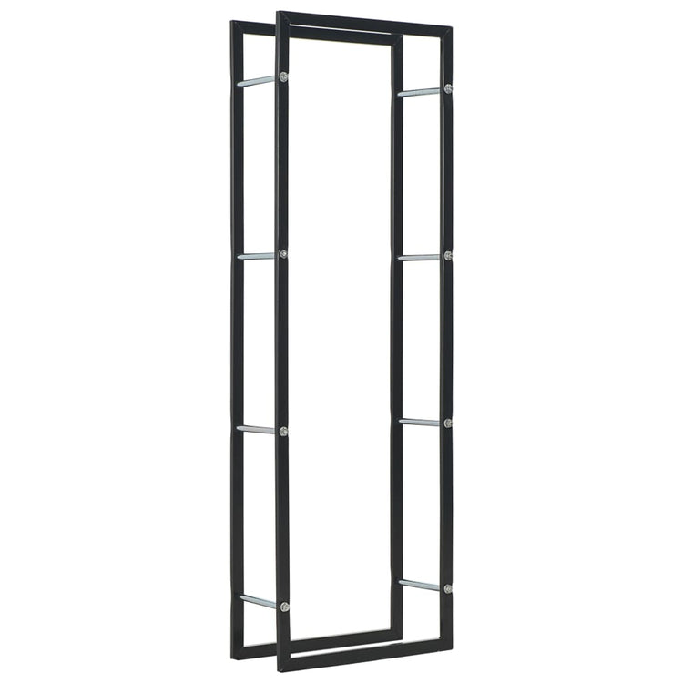 Foyer Vidaxl 50x20x150 cm en acier noir