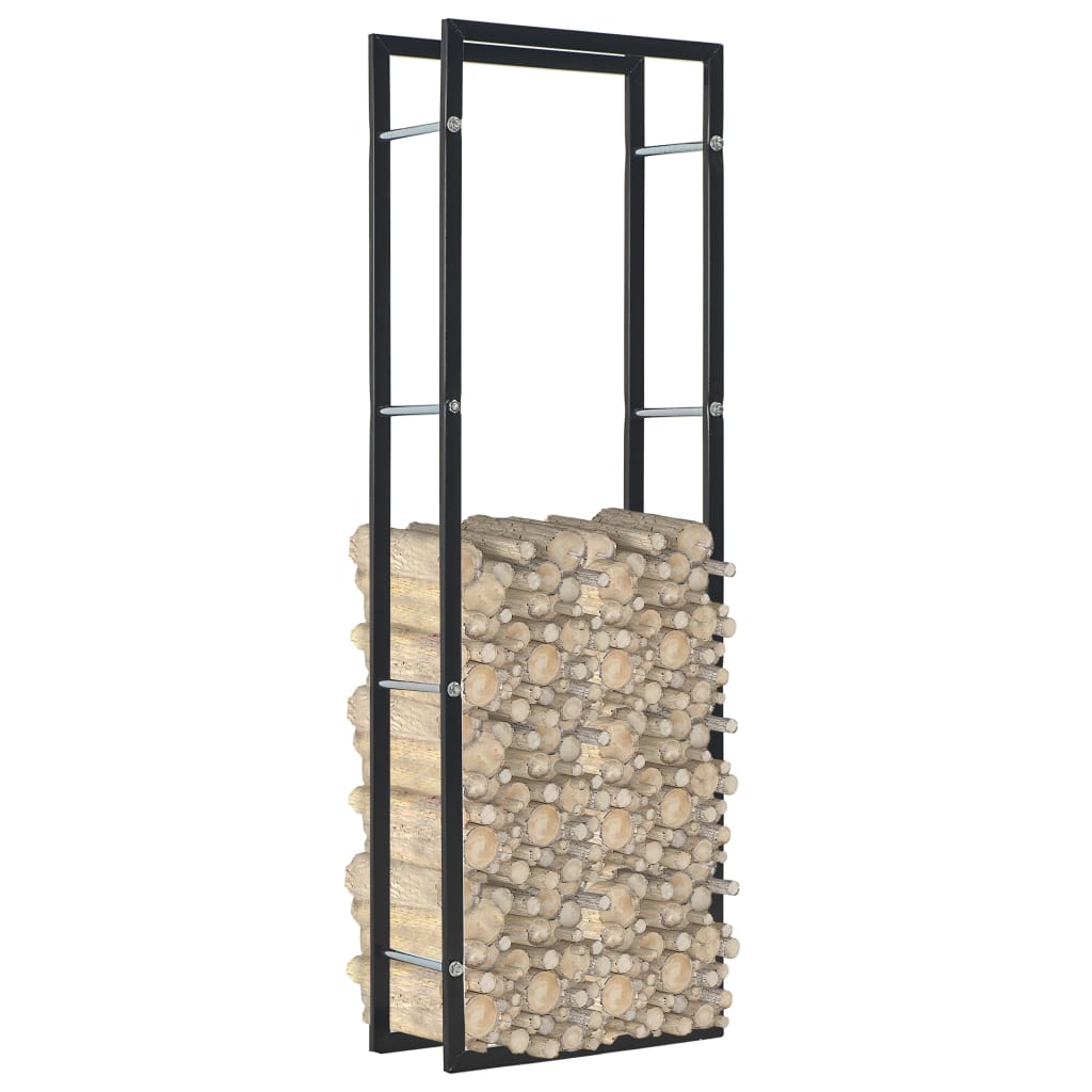 Foyer Vidaxl 50x20x150 cm en acier noir