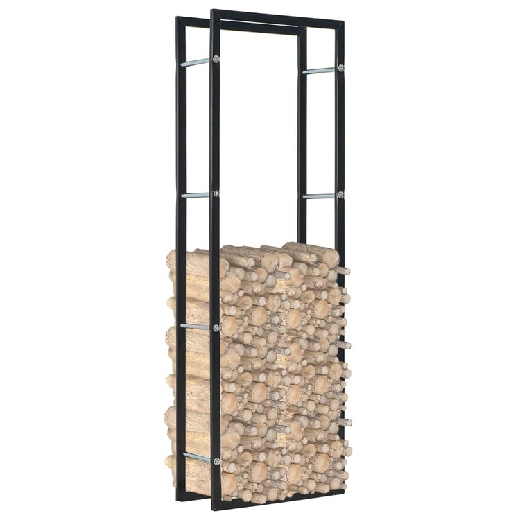 Foyer Vidaxl 50x20x150 cm en acier noir