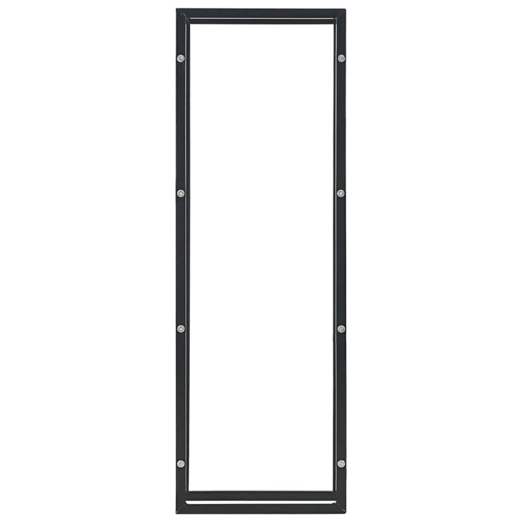 Foyer Vidaxl 50x20x150 cm en acier noir