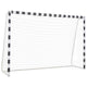VIDAXL FOOTBOST OBJET 300X200X90 CM MÉTAL NOIR ET BLANC