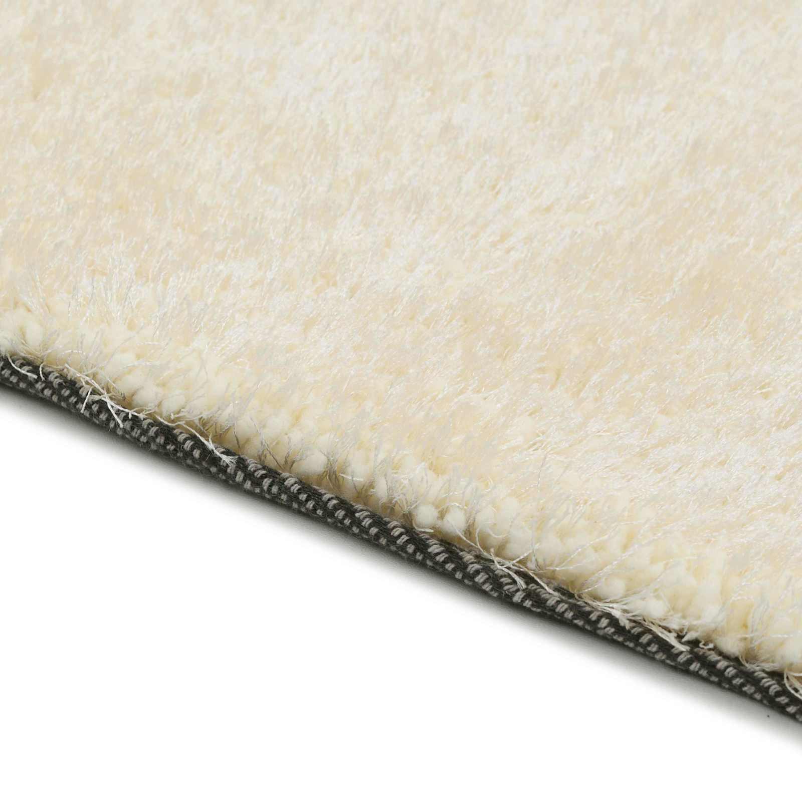Vidaxl tapis shaggy crème 120 x 160 cm polyéthylène