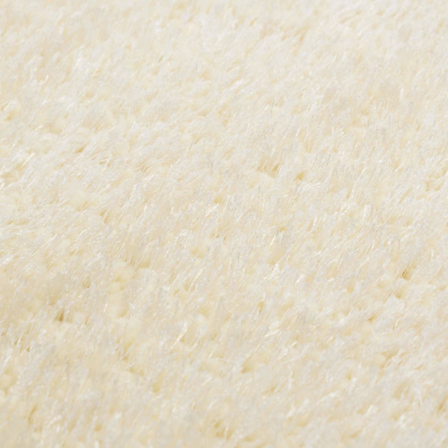 Vidaxl tapis shaggy crème 120 x 160 cm polyéthylène