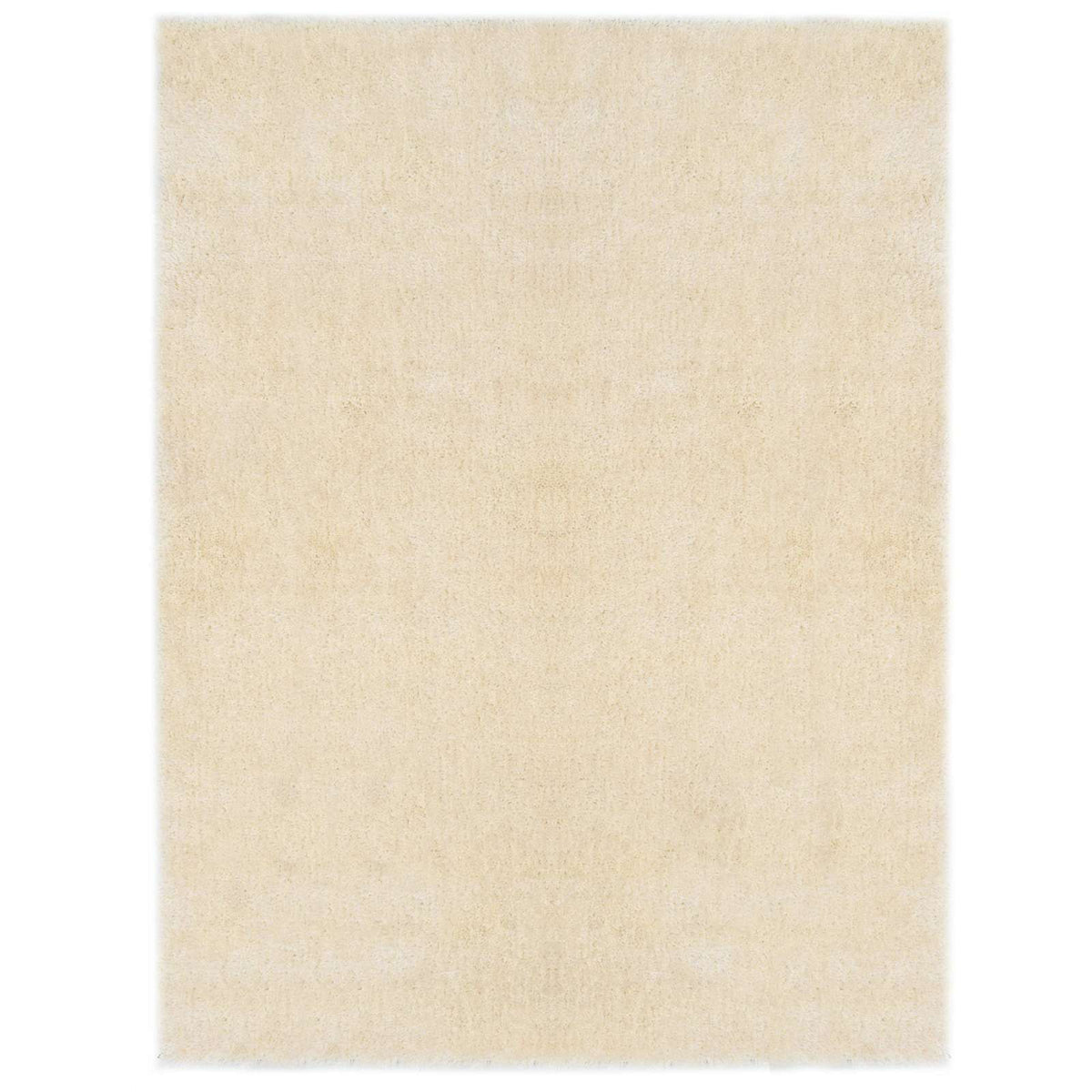 Vidaxl tapis shaggy crème 120 x 160 cm polyéthylène
