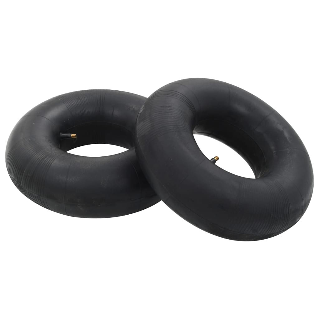 Pneus de brouette Vidaxl 2 PCS 15x6.00-6 Rubber
