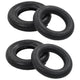Vidaxl 4 pièces pneus de brouette et ensemble de pneus intérieure 3.50-8 4PR Rubber