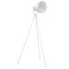 Lampadaire vidaxl e27 métal blanc