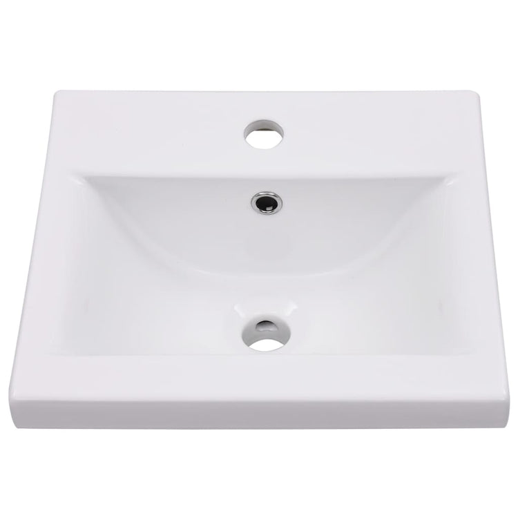 Vidaxl Built -en Wash Tableau 42x39x18 cm Céramique blanc
