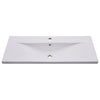 Vidaxl Built -en Wash Tableau 101x39.5x18,5 cm Céramique blanc