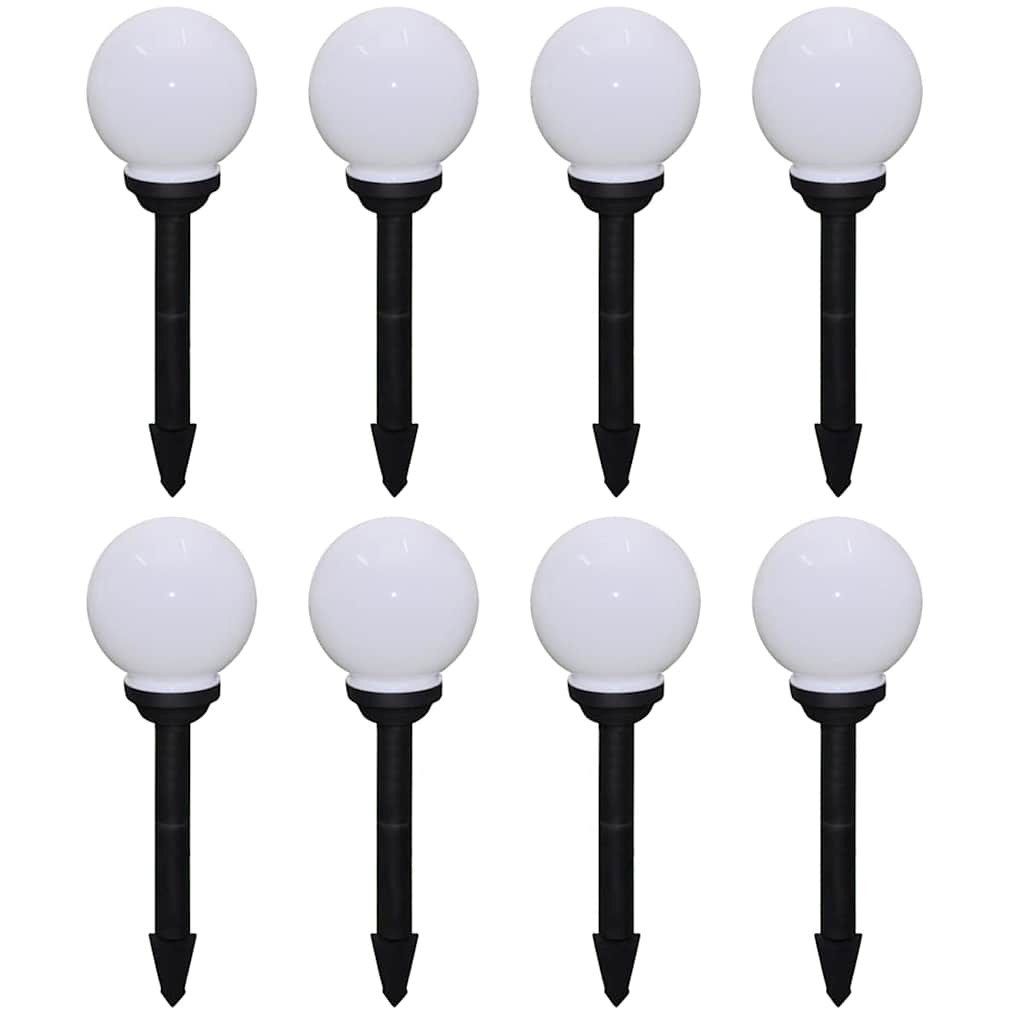 Vidaxl Garden Pad lampes 8 m avec broche de terre LED 15 cm