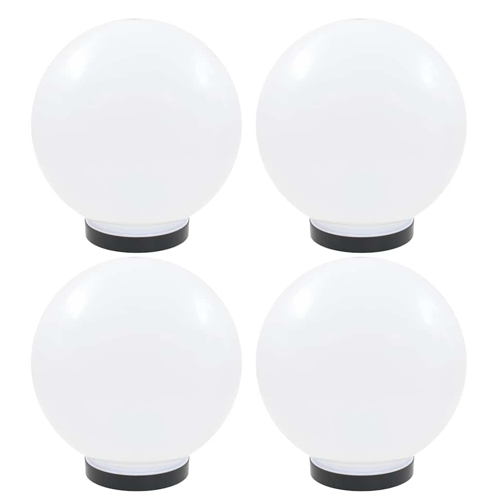 Lampes à bulbe LED vidaxl 4 pcs round 25 cm pmma