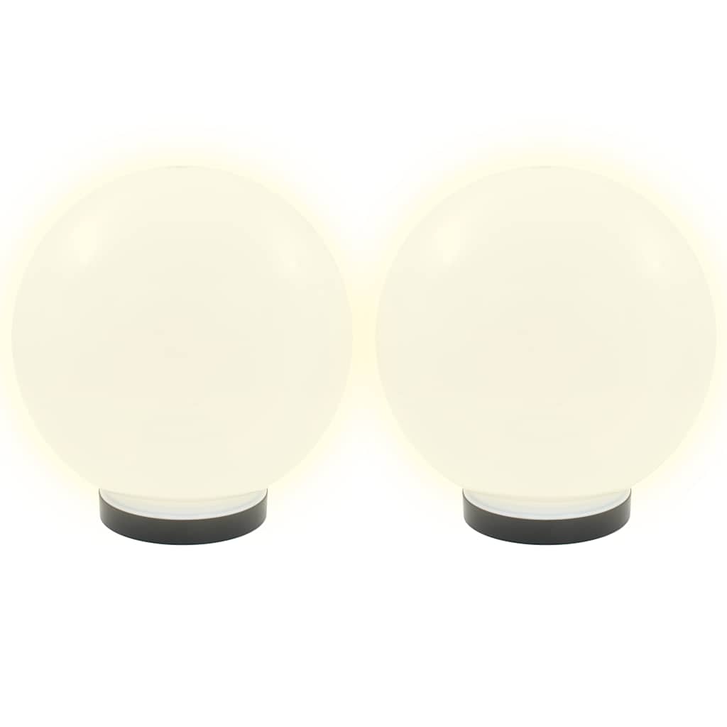 Lampes à bulbe LED vidaxl 4 pcs round 25 cm pmma