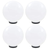 Lampes à bulbe LED vidaxl 4 pcs round 30 cm pmma - afbeelding 2