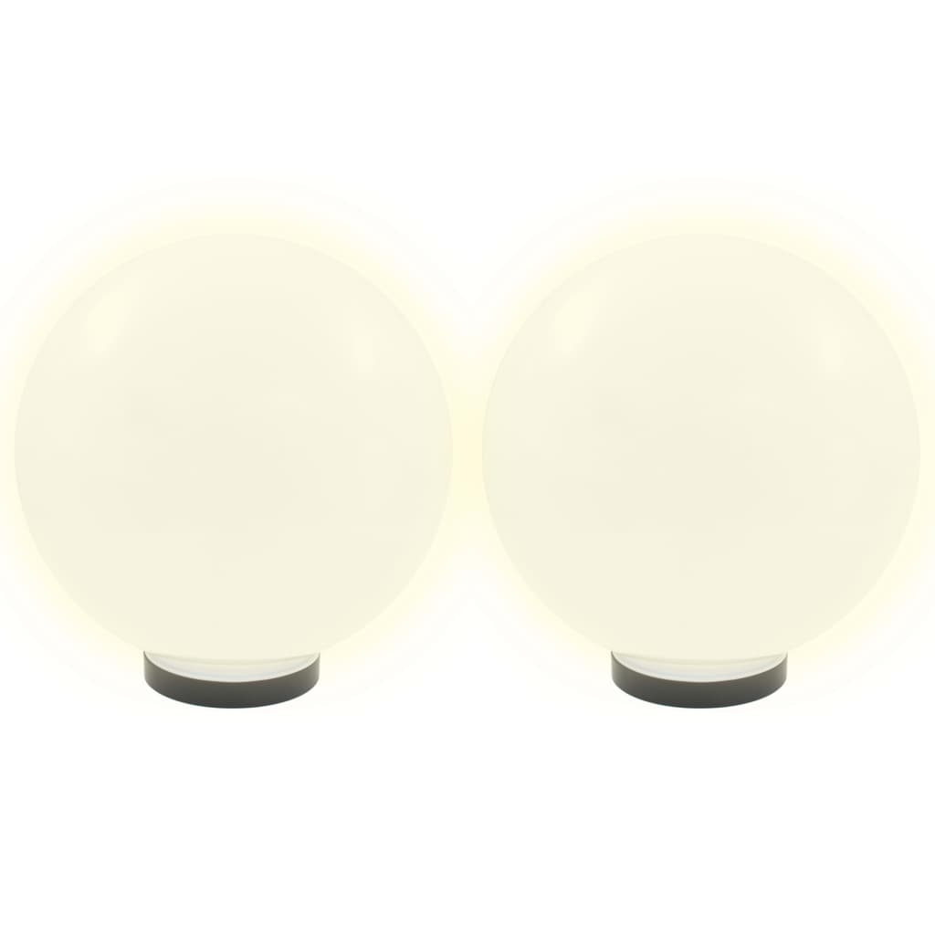 Lampes à bulbe LED vidaxl 4 pcs round 30 cm pmma
