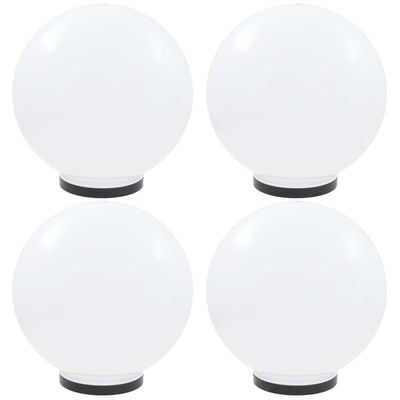 Lampes de bulbe LED vidaxl 4 pcs round 40 cm pmma