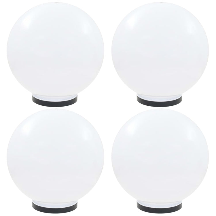 Lampes de bulbe LED vidaxl 4 pcs round 40 cm pmma