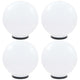 Lampes de bulbe LED vidaxl 4 pcs round 40 cm pmma
