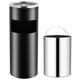 Vidaxl Ashtray Trash Hotel 30 L en acier noir
