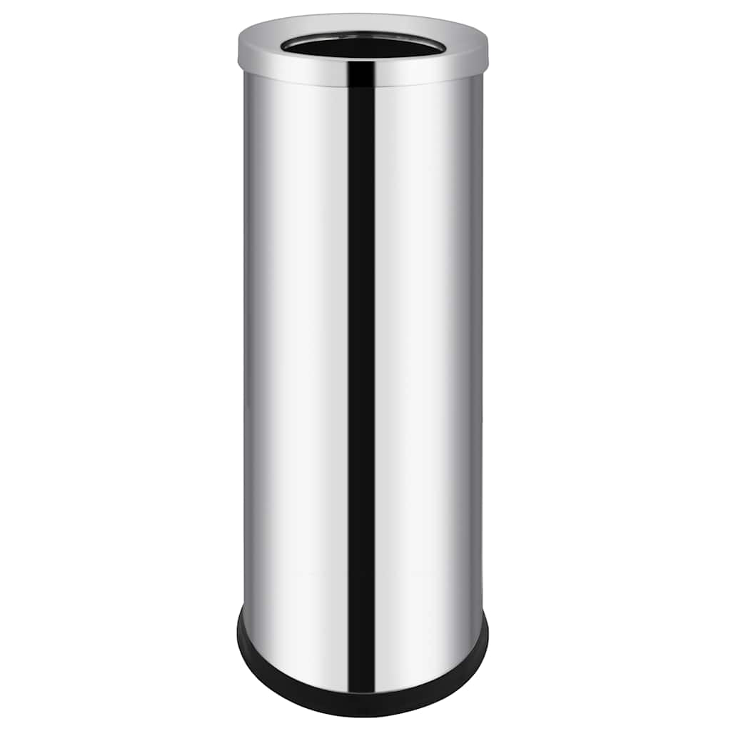Vidaxl Waste Bin Hotel 32 L en acier inoxydable