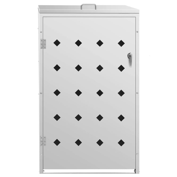 Stockage de conteneurs vidaxl seulement 240 L en acier inoxydable