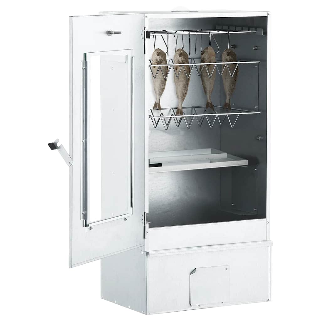 Vidaxl BBQ fumer le four avec 1 kg copeaux de bois 44,5x29x83 cm