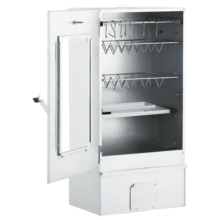 Vidaxl BBQ fumer le four avec 1 kg copeaux de bois 44,5x29x83 cm