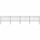 Vidaxl Garden Fence avec Spears Top 6,8x1 m en acier noir