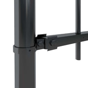 Vidaxl Garden Fence avec Spears Top 10,2x1 m en acier noir - afbeelding 3