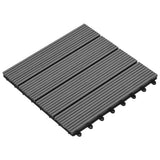 Vidaxl 22 st terrasse carreaux 30x30 cm 2 m² hkc gris - afbeelding 3