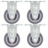 Vidaxl 8 ST Roues fixes 50 mm