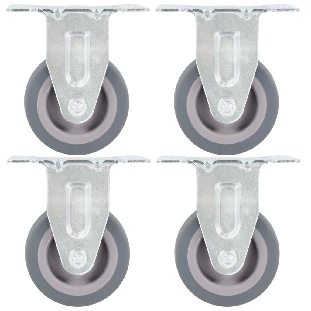 VIDAXL 12 ST ROUES FIXE 50 mm