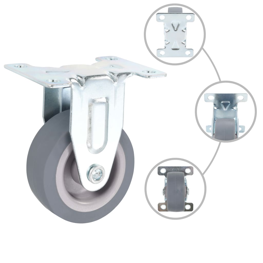 Vidaxl 32 ST Roues fixes 50 mm