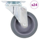 Vidaxxl 24 pcs roues pivotantes 75 mm