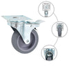 Vidaxxl 12 pcs roues pivotantes 75 mm