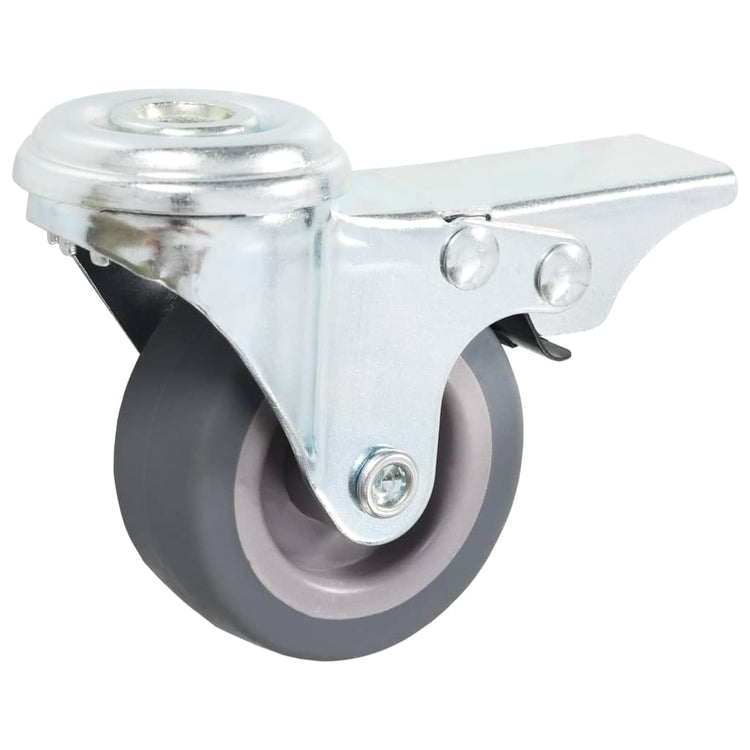 Vidaxl 32 ST Roues pivotantes avec trous de boulons 50 mm
