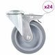 Vidaxl 24 st redoute avec des trous de boulon 100 mm