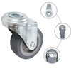 Vidaxl 8 st roues pivotantes avec trous de boulons 50 mm