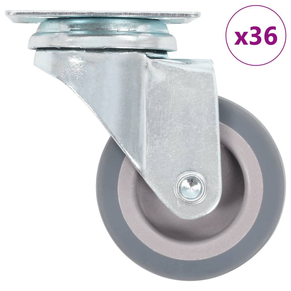 Vidaxl 36 ST Roues pivotantes 50 mm