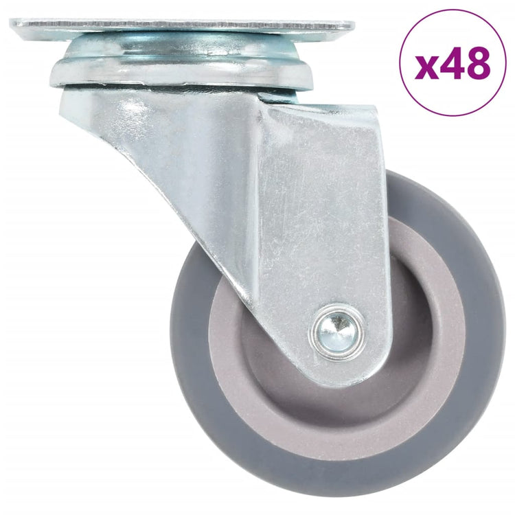 Vidaxl 48 ST Roues pivotantes 50 mm