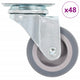 Vidaxl 48 ST Roues pivotantes 50 mm