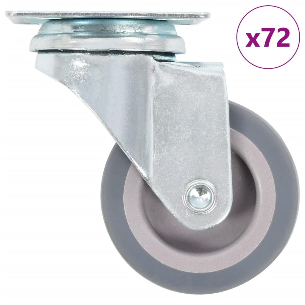 Vidaxl 72 ST Roues pivotantes 50 mm